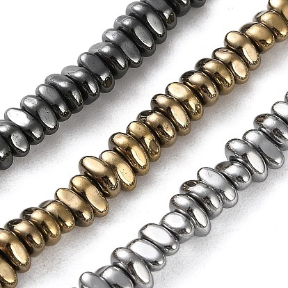 Гальванические нити из синтетических немагнитных гематитовых бусин, самородки