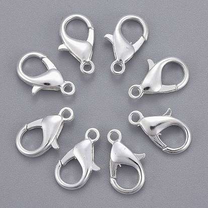Zinc Alloy Lobster Claw Clasps, Parrot Trigger Clasps, Cadmium Free & Lead Free, Jewelry Making Findings