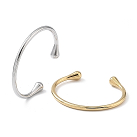 304 Stainless Steel Cuff Bangles for Women