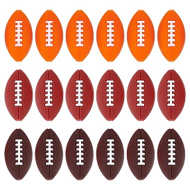 18 шт. 3 цветные экологически чистые силиконовые шарики для пищевых продуктов, регби