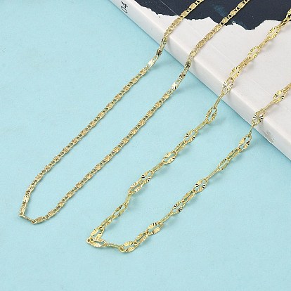 Латунь цепи ожерелья, без кадмия и без свинца, долговечный, стойки покрытие