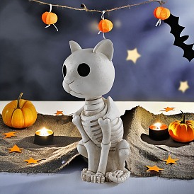 Halloween Resin Skeleton Display Decorations, Home Decoration Supplies