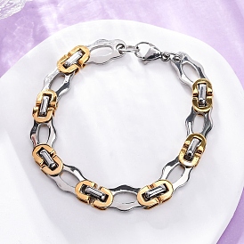 201 из нержавеющей стали византийские браслеты цепи, с 304 нержавеющей стали застежки