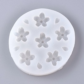 Sakura Silicone Molds, Food Grade Fondant Molds, For DIY Cake Decoration, Chocolate, Candy, UV Resin & Epoxy Resin Craft Making