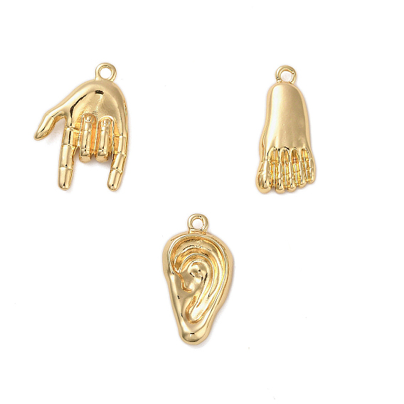 Подвески из сплава , золотые