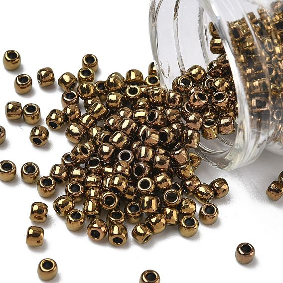 Круглые бусины тохо, японский бисер, металлический