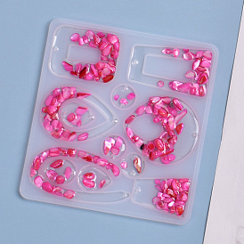 DIY Rectangle/Trapezoid/Teardrop Pendant Silicone Molds, Resin Casting Molds, for UV Resin, Epoxy Resin Jewelry Makings