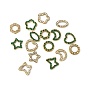 304 кабошоны со стразами из нержавеющей стали, ионное покрытие (ip), золотые