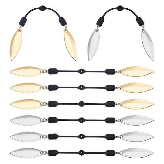8 piezas 2 colores señuelos de pesca de latón, Cuchillas giratorias de atracción de pesca, para señuelos duros gusano spinner cebos cucharas aparejos fabricación