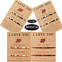 Love Code Morse Bracelet Set with Paper Beads for Couples - 2 Pack