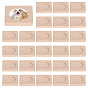 Wood Cabochon Settings, Square