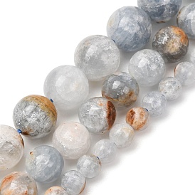 Natural Barite Beads Strands, Smooth Round