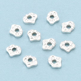 925 стерлингов серебряные шарики Spacer, самородки