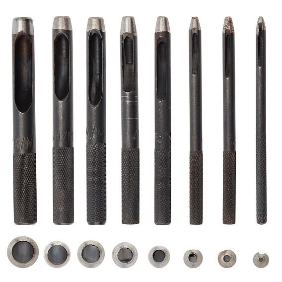 Стальной полый перфоратор, для поделок ручной работы из кожи