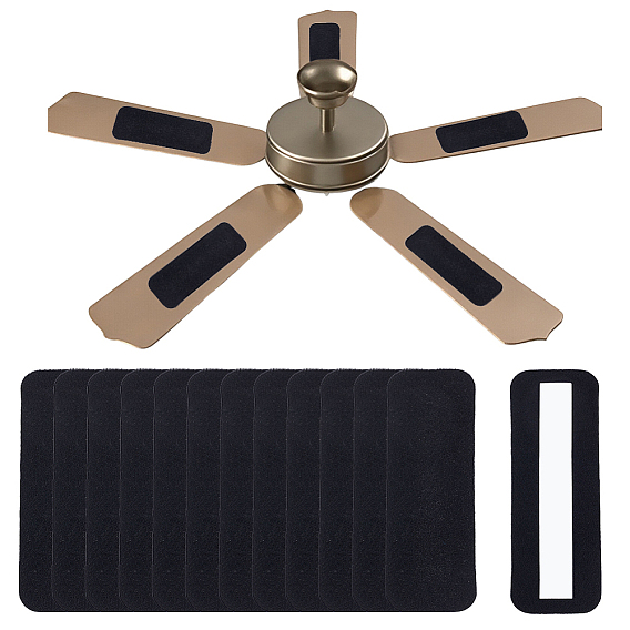 12шт. хлопковый фильтр с активированным углем для потолочного вентилятора, с клейкой спинкой