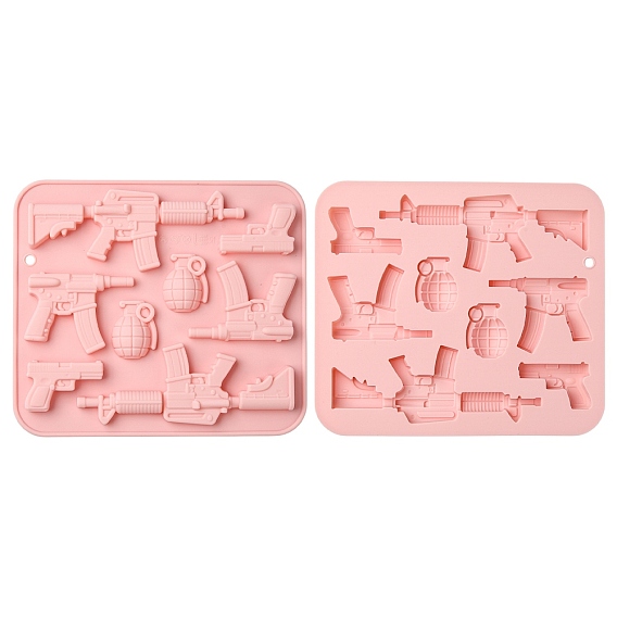 2Силиконовые формы на тему огнестрельного оружия и вооружения