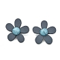 Alloy Plastic Studs Earrings for Women