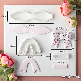 Пластиковые формы, резцы глины, инструменты для лепки из глины, для серьги решений, бантом