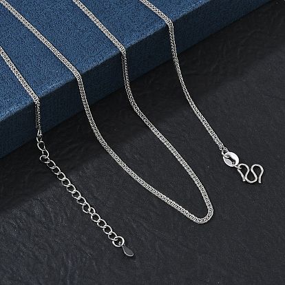 1.5MM Brass Wheat Chain Necklaces for Women