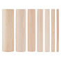 7Pcs 7 Styles Wood Craft Sticks