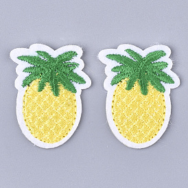 Computerized Embroidery Cloth Iron On Patches, Costume Accessories, Appliques, Pineapple