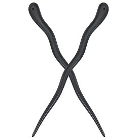 Палочки для волос из дерева, аксессуары для волос для женщин и девочек, змея