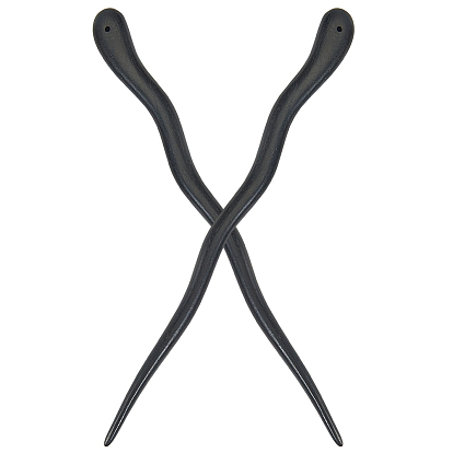 Палочки для волос из дерева, аксессуары для волос для женщин и девочек, змея