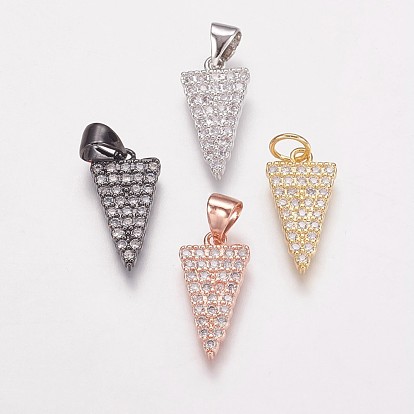 Латуни циркония кубической подвески, треугольные