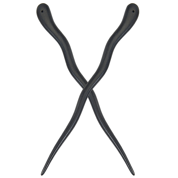 Палочки для волос из дерева, аксессуары для волос для женщин и девочек, змея