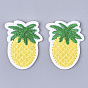 Computerized Embroidery Cloth Iron On Patches, Costume Accessories, Appliques, Pineapple