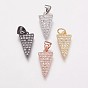 Латуни циркония кубической подвески, треугольные