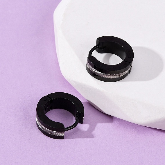 Серьги из 304 нержавеющей стали, с 316 нержавеющей стали, ионное покрытие (ip)