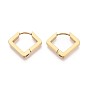 Серьги из 304 нержавеющей стали, ромб, ионное покрытие (ip)