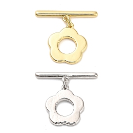 Латуни Переключить застежками, цветок, стойки покрытие, долговечный, без свинца и без кадмия