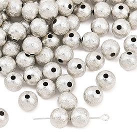 Латунные текстурированные бусины, без кадмия и без свинца, круглые