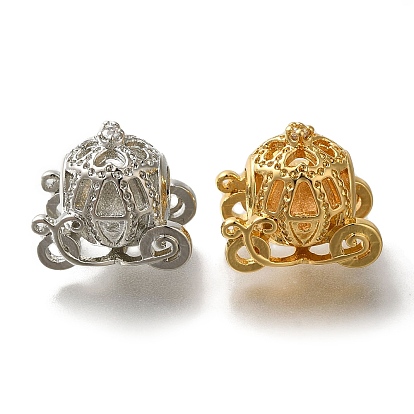 Стойка металлизированный латунь европейский бисер, бусины с большим отверстием, долговечный, тыква перевозки