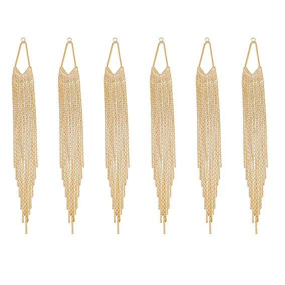 6шт. латунный большой кулон, кисточкой кулон