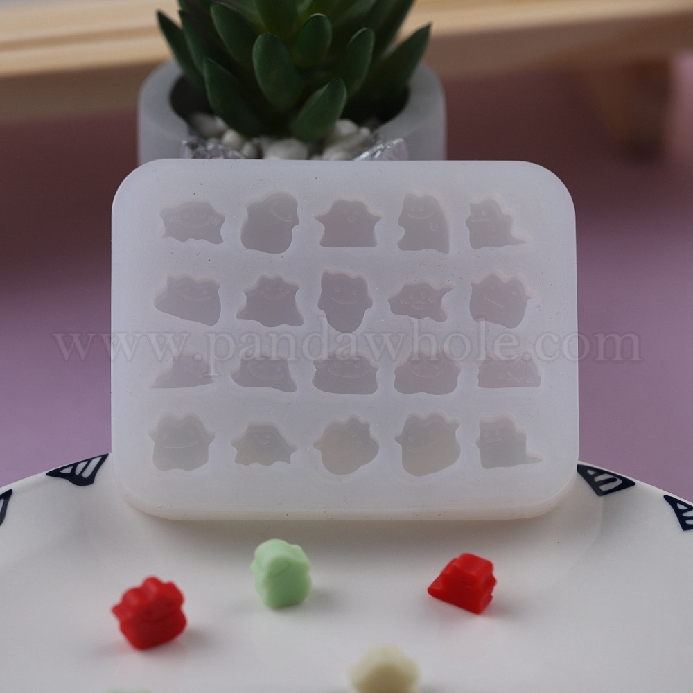 China Factory Food Grade Silicone Wax Melt Molds, For DIY Wax Seal Beads  Craft Making, Clear, Round/Rhombus/Flower/Shell Pattern 85x64x13mm in bulk  online 