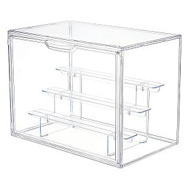 4-Tier Acrylic Display Boxes, Minifigures Display Cases, Rectangle