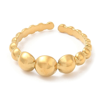 304 открытые манжеты из нержавеющей стали для женщин, плоско-круглые