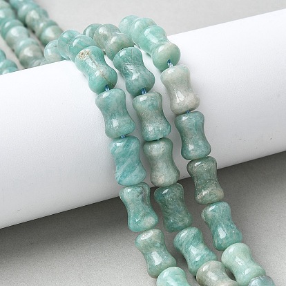 Нити натуральных амазонитовых бусин, бамбуковую палку