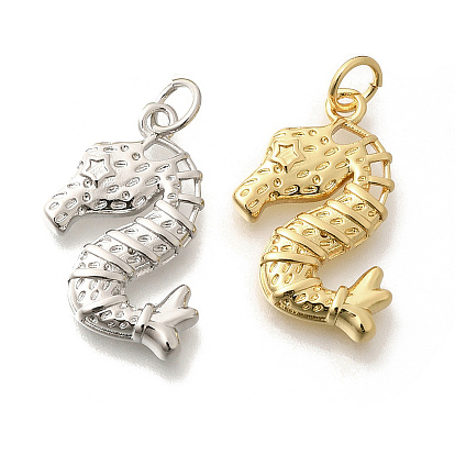 Латунные подвески, с целью перехода в кольце, долговечный, без свинца и без кадмия, прелести морских коньков