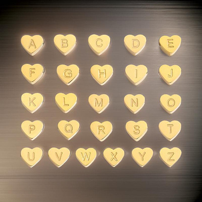 304 прелести нержавеющей стали, сердце с подвесками в виде буквы az