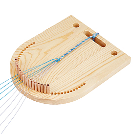 1 Деревянная доска для блокировки крючком и вязания (pc arch wood crochet blocking board for knitting), для браслет решений, с 10шт. самоклеящимися резиновыми накладками на ножки стула для защиты пола