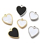 304 из нержавеющей стали сердце прелести, с пластиковой имитацией оболочки, ионное покрытие (ip)