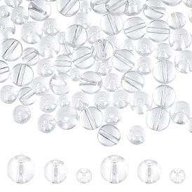 720Pcs 3 Style Glass Round Beads