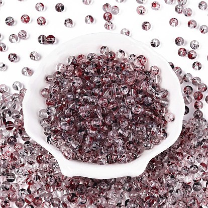 Прозрачные стеклянные бусины для выпечки, круглые