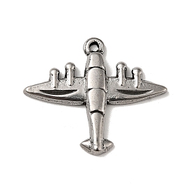 304 Stainless Steel Pendants, Plane Charms