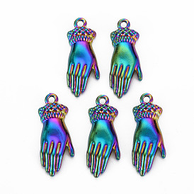 Alloy Charms, Cadmium Free & Nickel Free & Lead Free, Palm