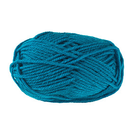 25G Acrylic Fiber Yarns, for Knitting & Crochet, Round